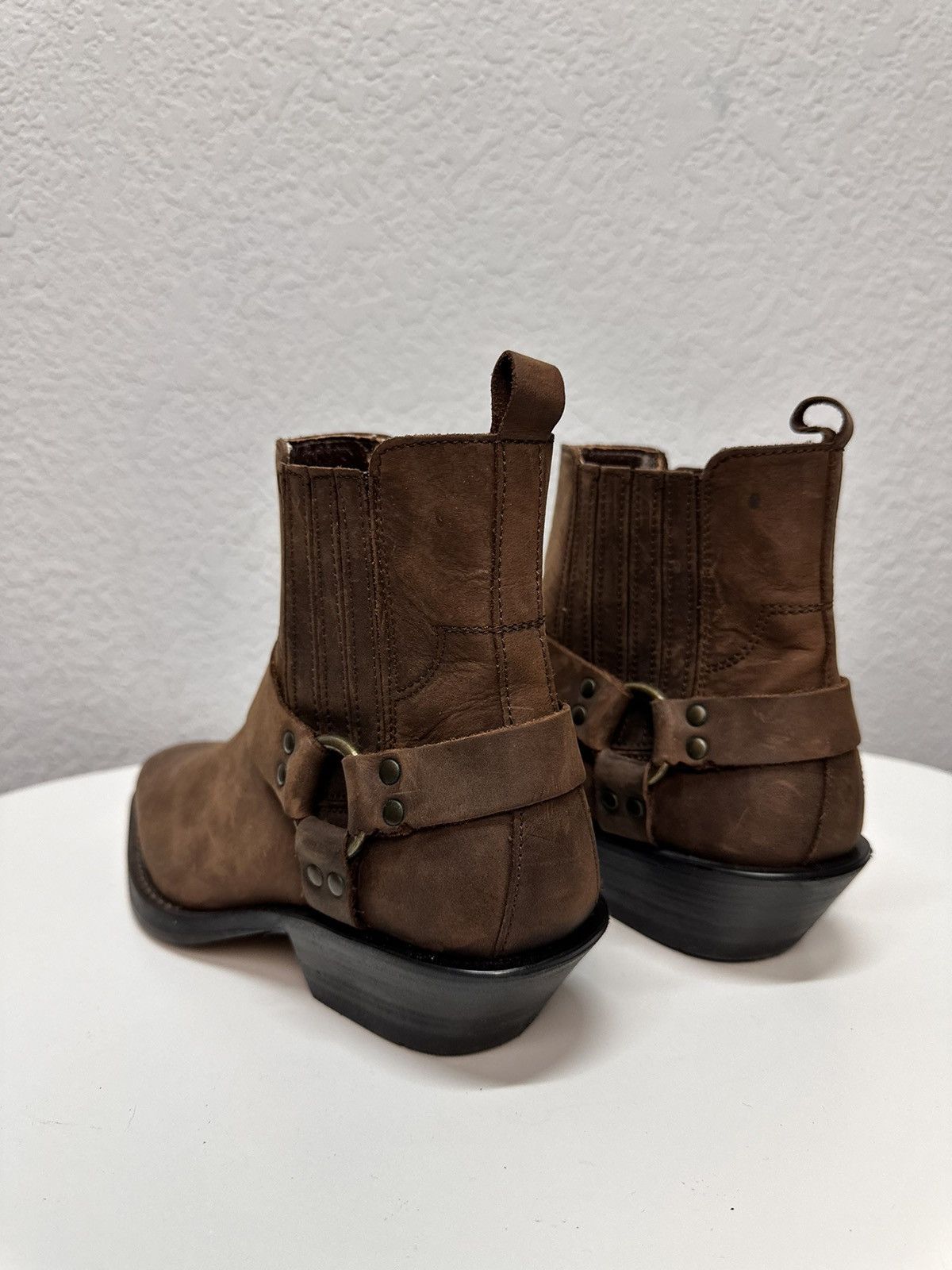 Western Rise Vintage Brown Western Style Ankle Boots As 98 Size 40 Size US 7 / EU 40 - 5 Thumbnail