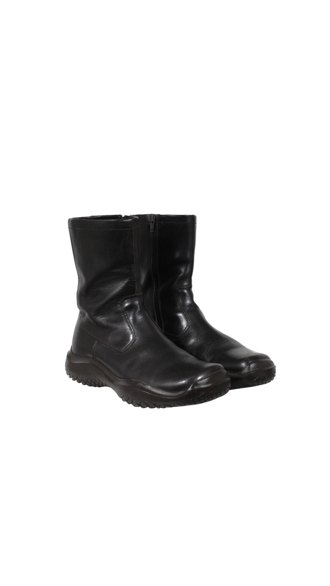 Prada Square Toe Boots | Grailed
