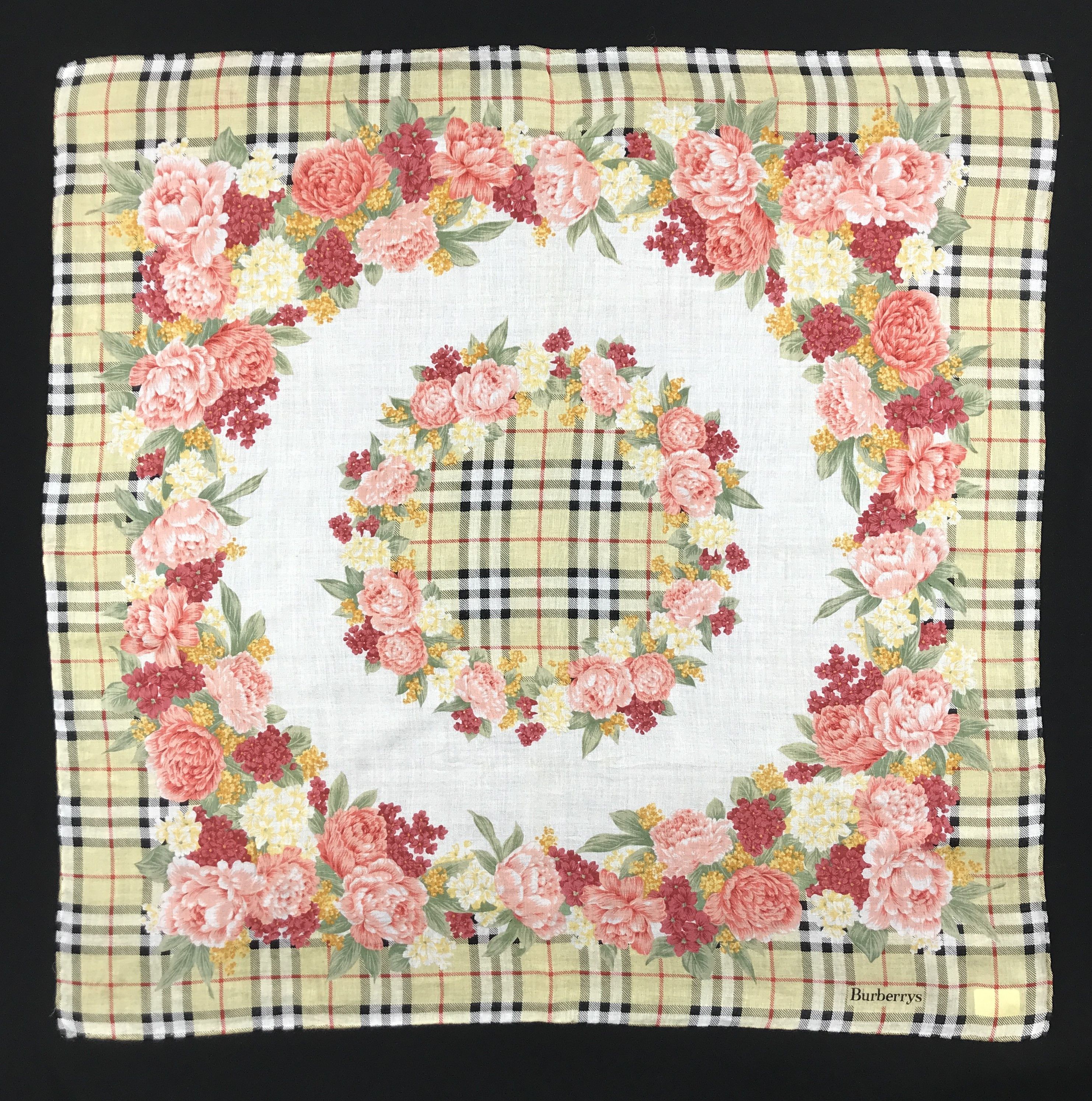 Burberry × Vintage Vintage Burberry Bandana Neckerchief Handkerchief Size ONE SIZE - 1 Thumbnail