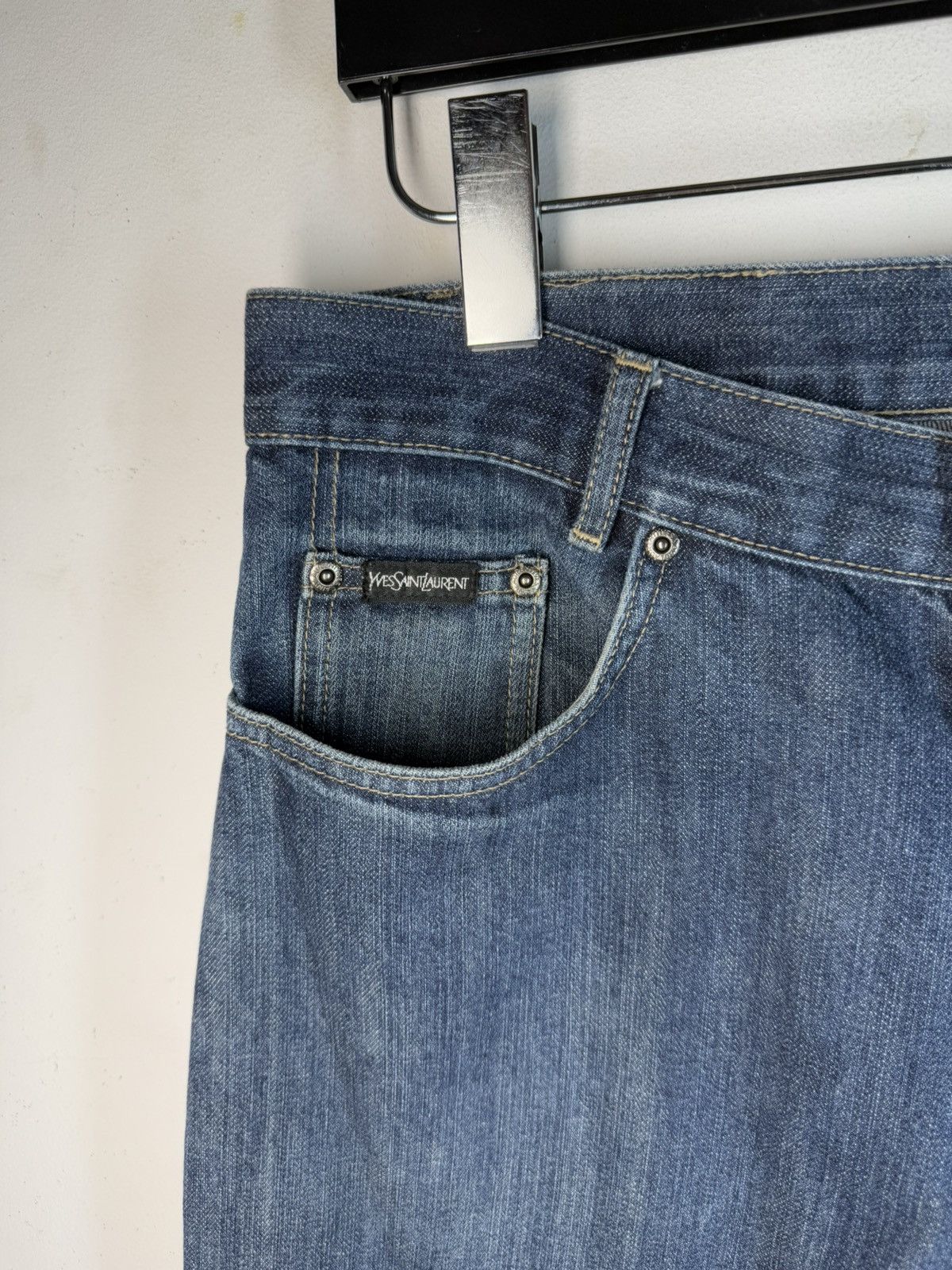 Yves Saint Laurent 32x32 YSL Jeans Denim Pants Size US 32 / EU 48 - 5 Thumbnail