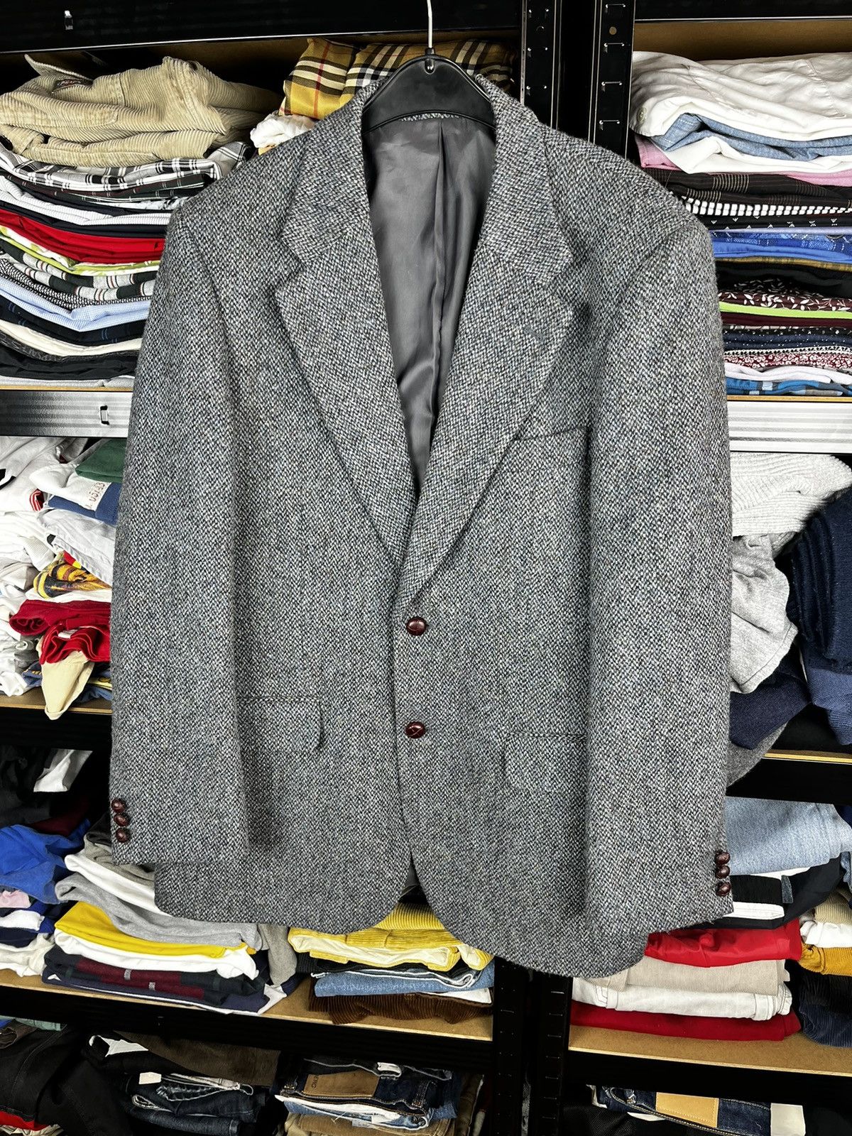 Harris Tweed × Vintage harris tweed blazer jacket size 40r Size 40R - 2 Thumbnail