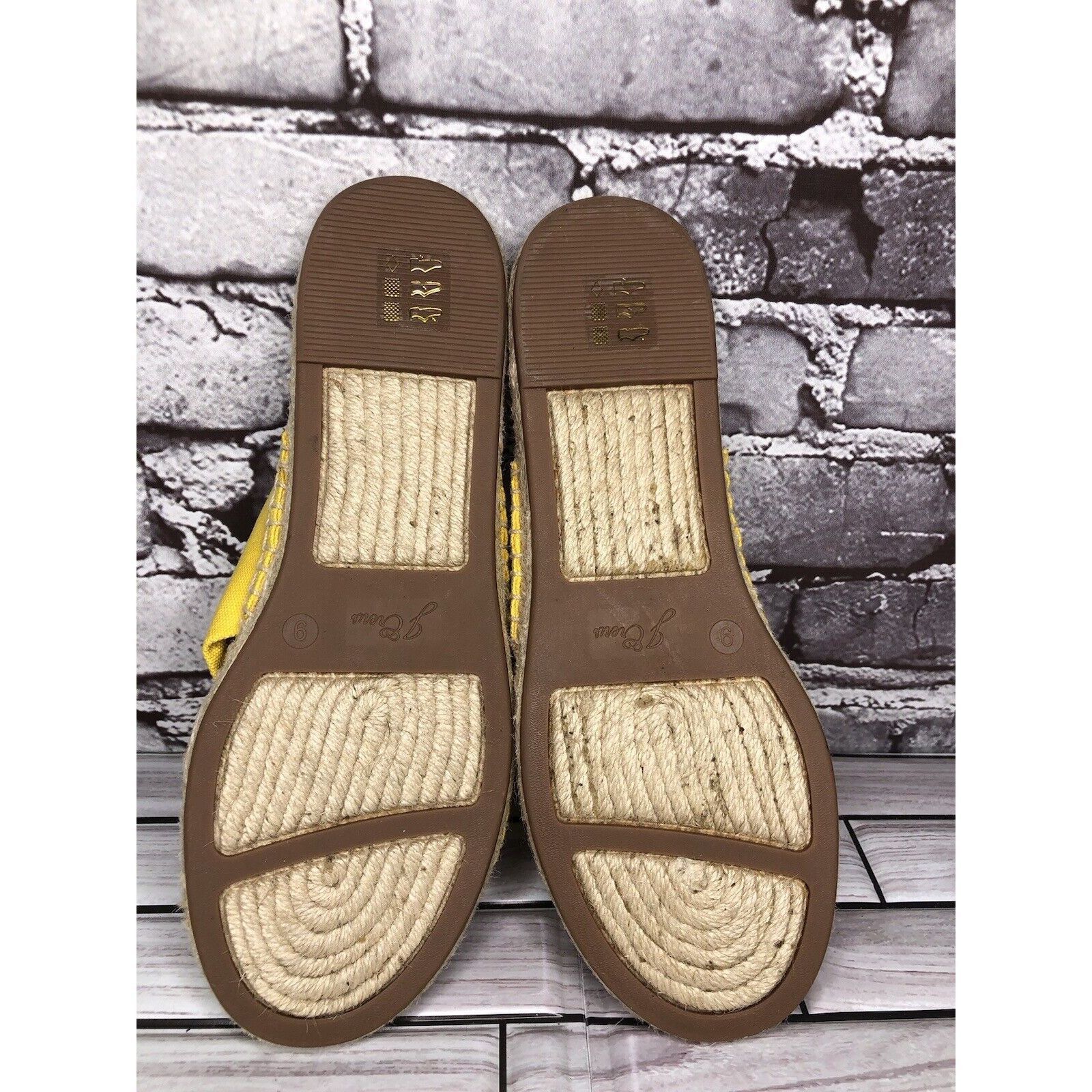 J.Crew J. Crew Yellow Twisted Canvas Fabric Slide Espadrilles Sanda Size US 9 / IT 39 - 8 Thumbnail