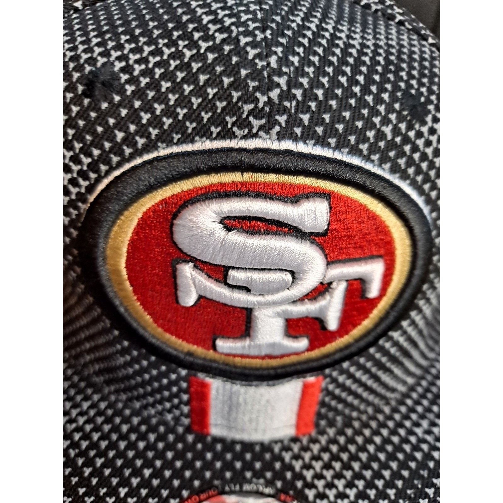 New Era San Francisco 49ers New Era NFL Houndstooth Snapback Hat Cap Size ONE SIZE - 6 Thumbnail