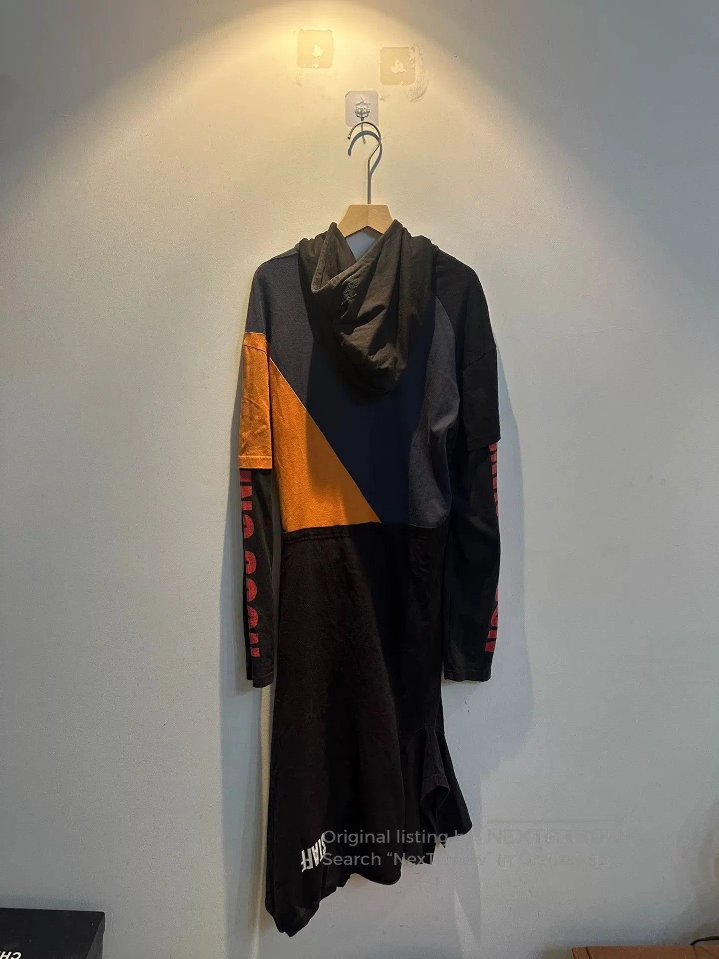 Vetements vetements patchwork hoodie dress. Size XS / US 0-2 / IT 36-38 - 2 Thumbnail