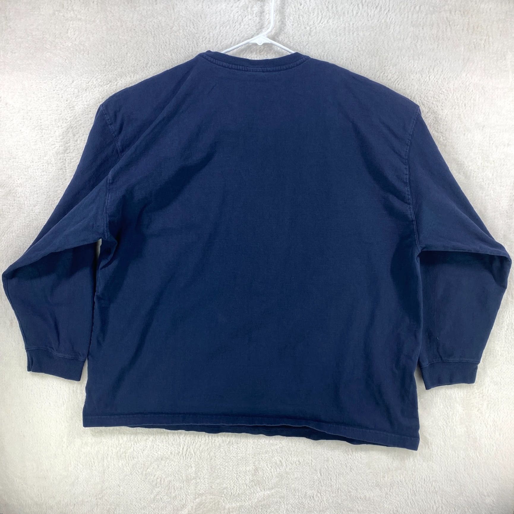 Carhartt VINTAGE Carhartt Work Wear Long Sleeve Blue 3 Button Henley Pocket Shirt Mens SZ 3XL Size US XXL / EU 58 / 5 - 2 Thumbnail