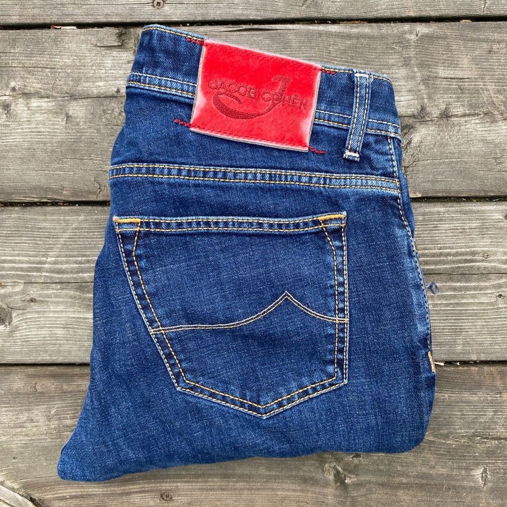 Jacob Cohen Vintage Jacob Cohen Jeans Size 34 Blue Designer Denim Size US 34 / EU 50 - 4 Thumbnail