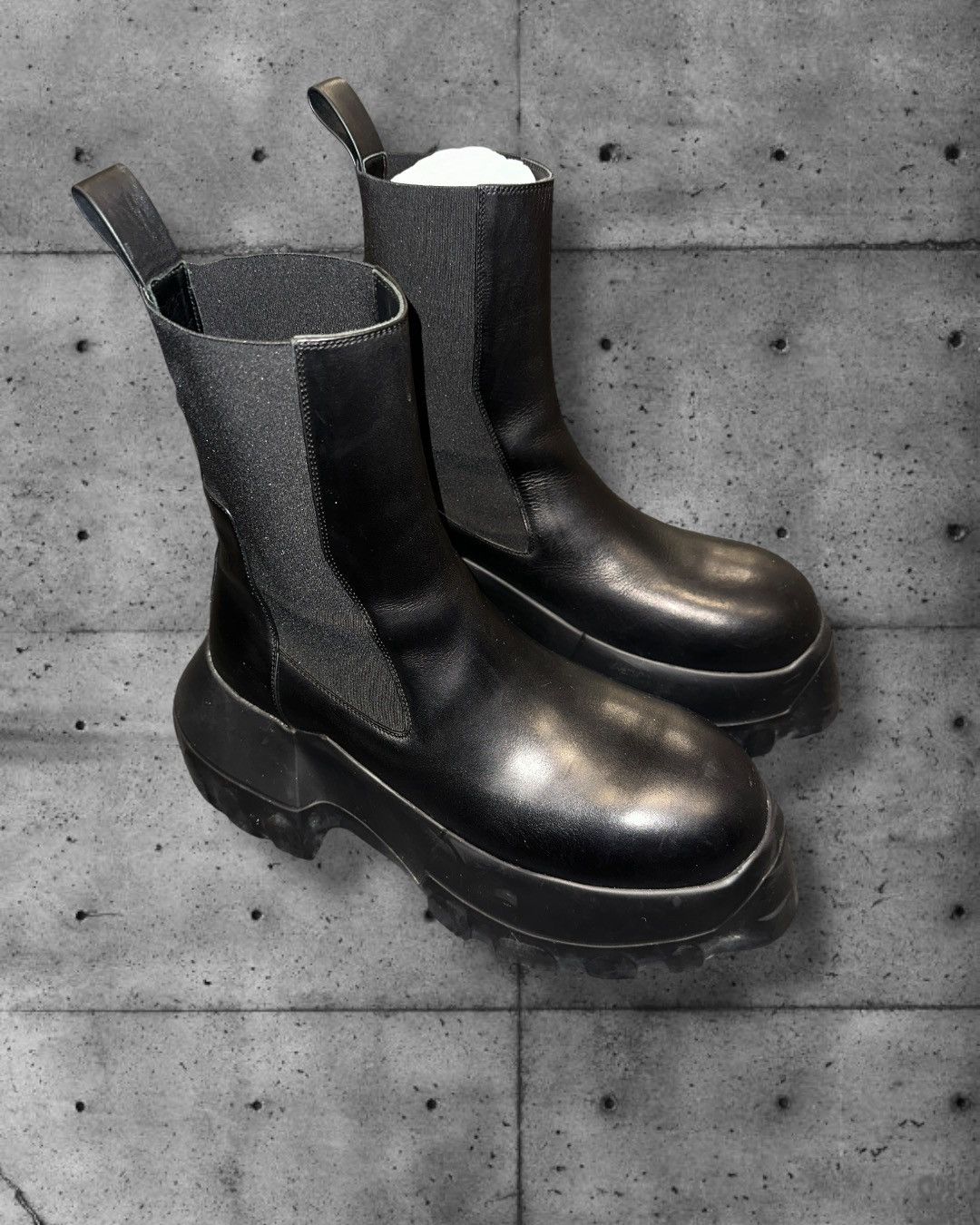 Rick Owens Rick Owens Beatle Mega Tractor Boots Black Size 43 Size US 10 / EU 43 - 5 Thumbnail