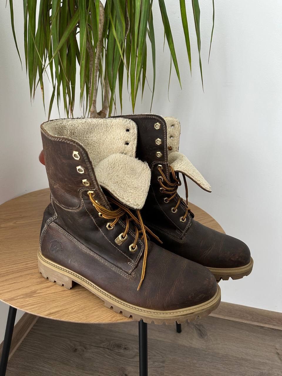 Japanese Brand × Vintage Vintage Weinbrenner Brown Leather Boots Size US 9.5 / EU 42-43 - 19 Thumbnail