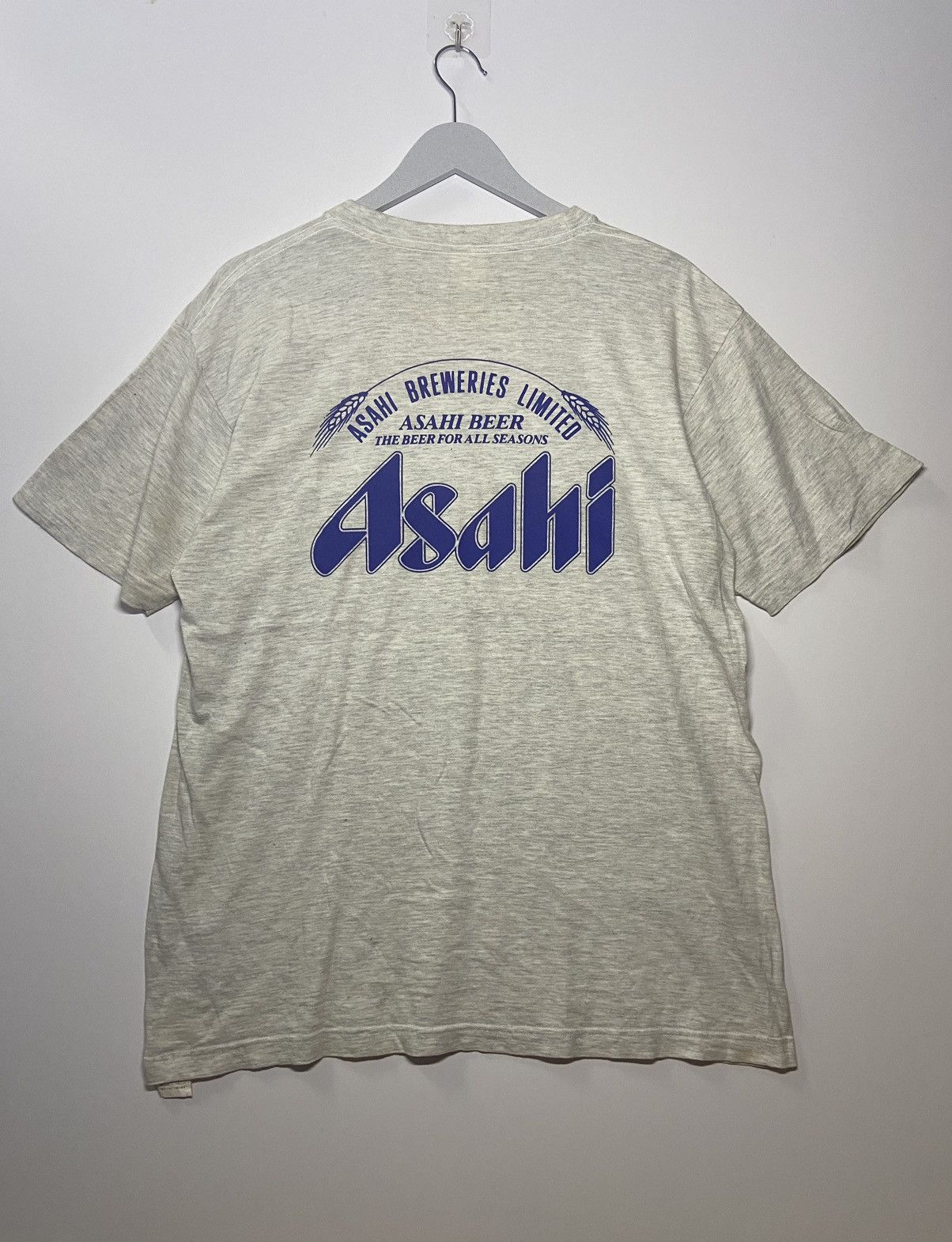 image of Superdry x Vintage Asahi Super Dry Tee Shirt in White, Men's (Size Large)