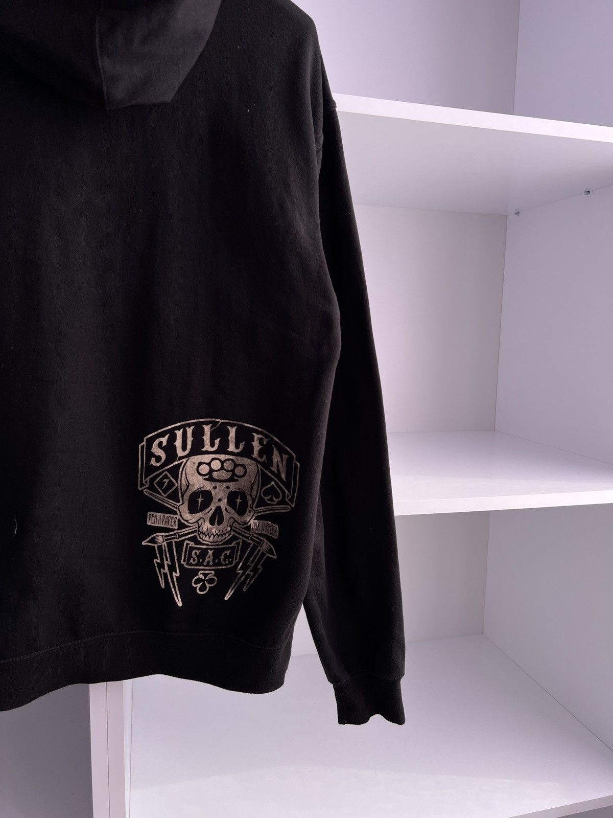 Vintage Vintage Sullen Ed Hardy Style Skull zip sweatshirt Size US L / EU 52-54 / 3 - 11 Thumbnail