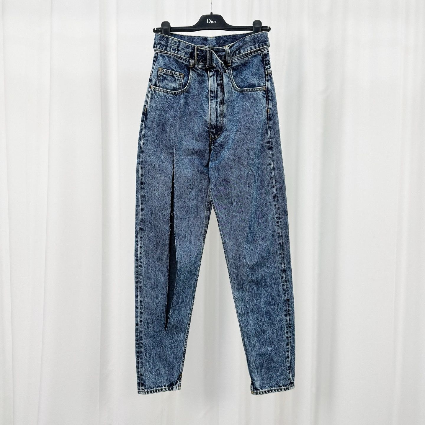 Maison Margiela Maison Margiela Slit Detail Denim Jeans Size 36 Size 25" / US 0 / IT 36 - 1 Thumbnail