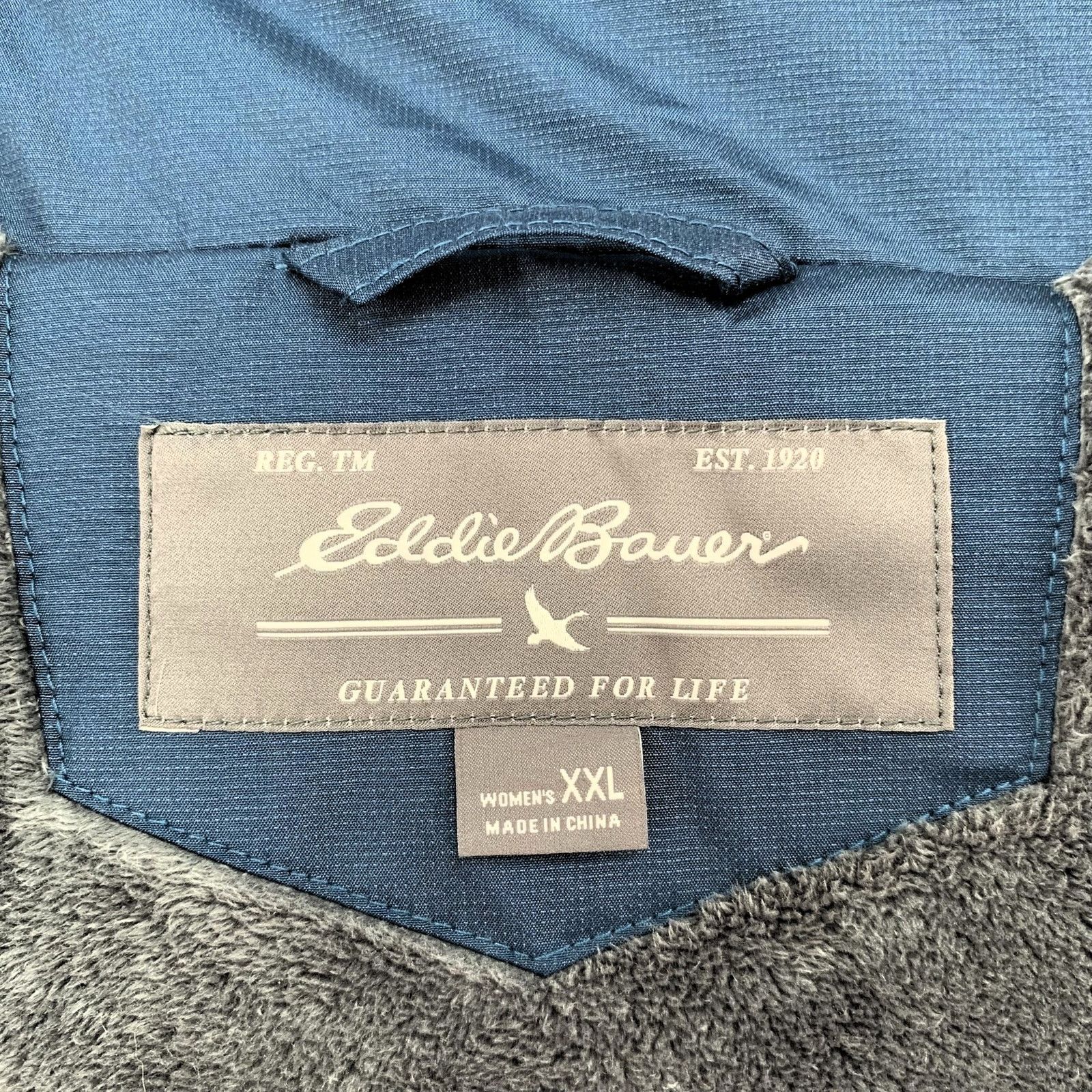 Eddie Bauer Eddie Bauer Sun Valley Down Parka Coat Women's XXL Navy Blue Size XXL / US 16-18 / IT 52-54 - 2 Thumbnail