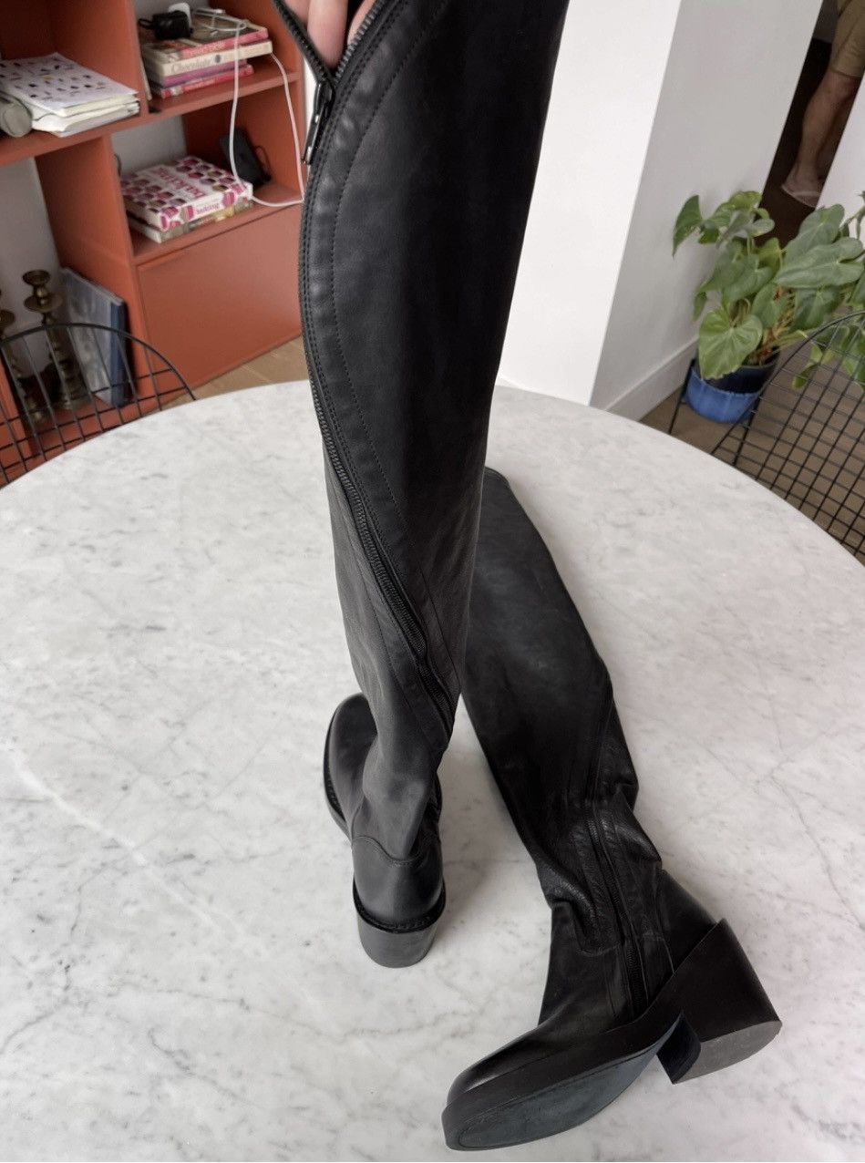 Ann Demeulemeester Ann Demeulemeester Thigh High Boots Size US 7 / IT 37 - 3 Thumbnail
