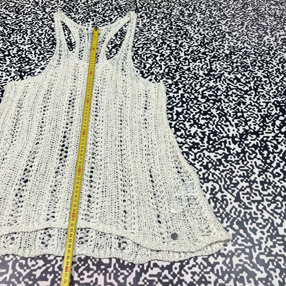 Abercrombie & Fitch Vintage Y2K Abercrombie Fitch Mesh Sexy Japanese Tank Top Size S / US 4 / IT 40 - 15 Thumbnail
