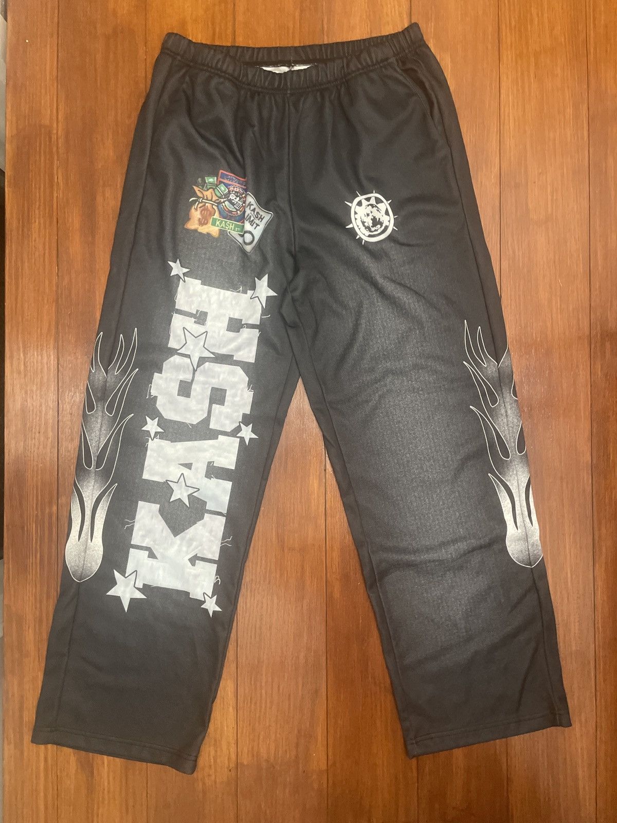 Other Stylish Black Graphic Pants Size US 32 / EU 48 - 1 Thumbnail