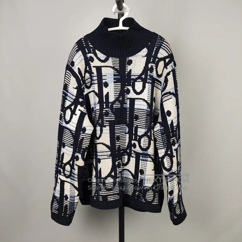 Dior Dior Full-print woollen sweater Size US L / EU 52-54 / 3 - 1 Thumbnail