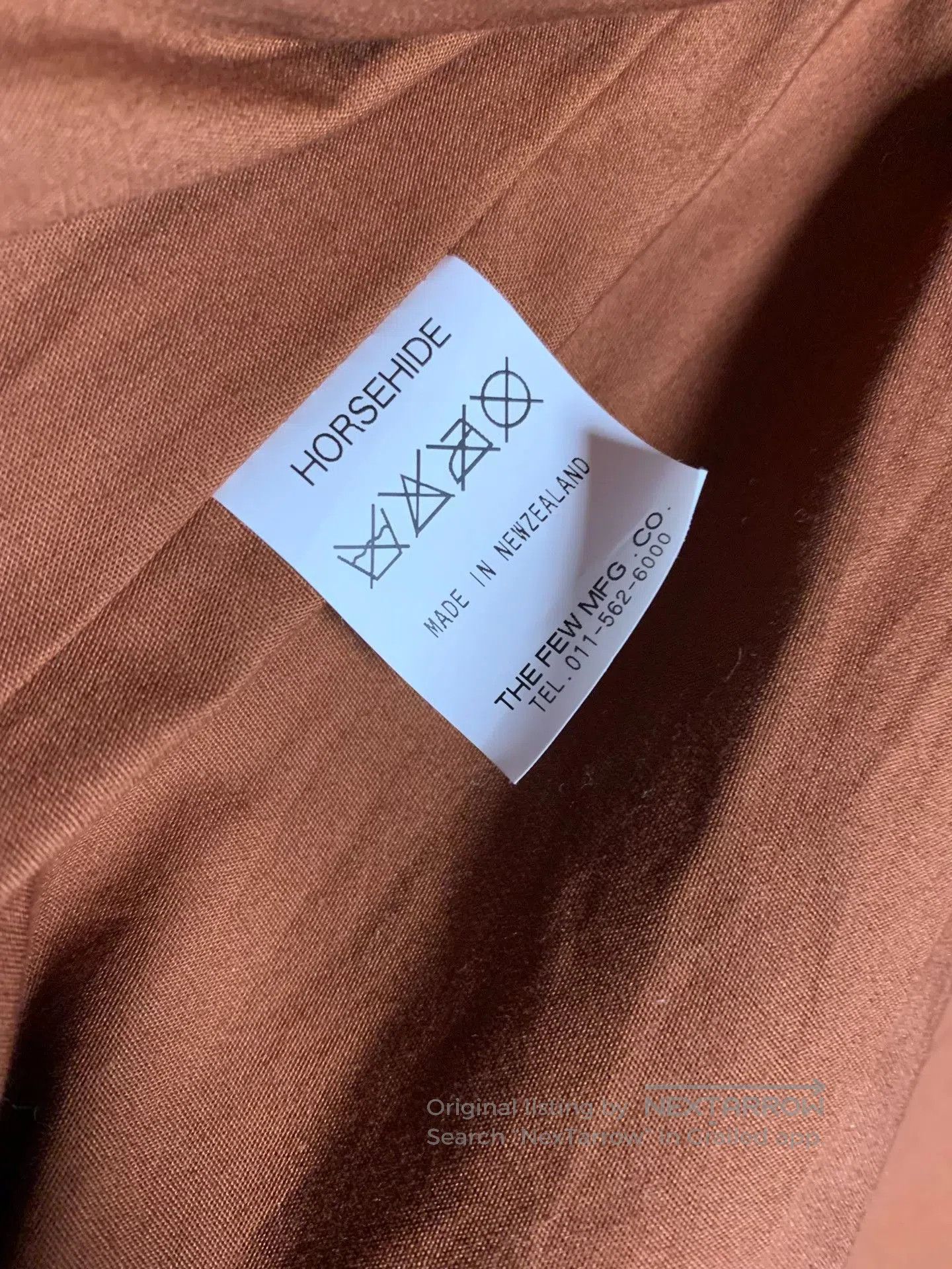 Japanese Brand THE FEW 10th Anniv A-2 Horsehide Jacket. Size US XS / EU 42 / 0 - 4 Thumbnail