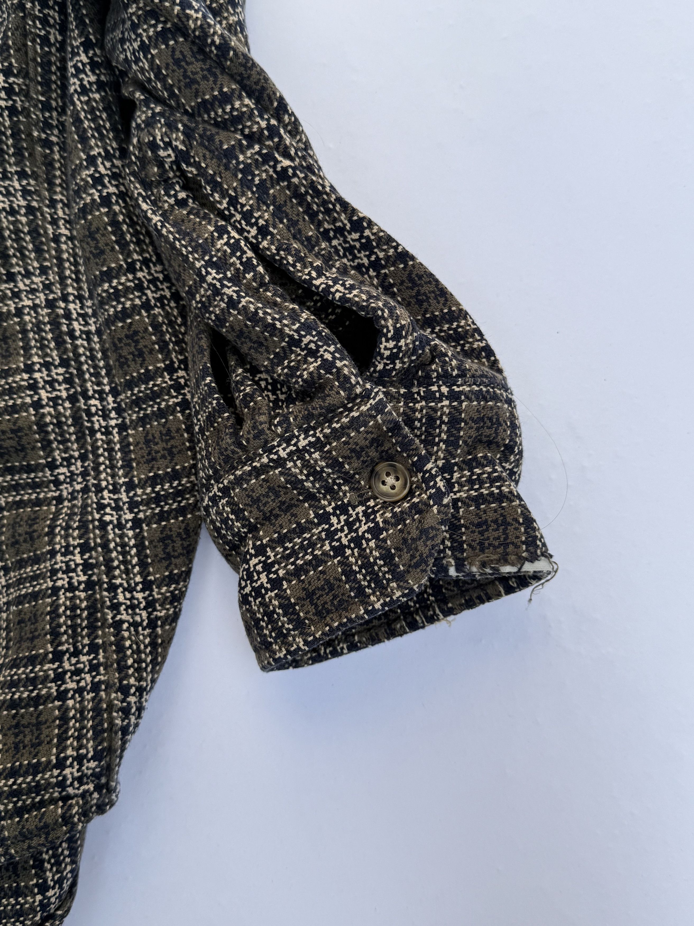 Abercrombie & Fitch Abercrombie & Fitch Vintage Oversized Flannel Utility Shirt Size US XL / EU 56 / 4 - 4 Thumbnail