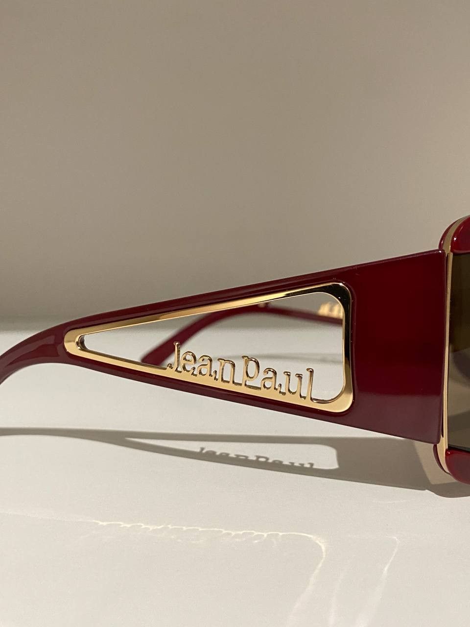 Jean Paul Gaultier Jean Paul Gaultier JPG Logo Mask Oversized Sunglasses Y2K Size ONE SIZE - 7 Thumbnail