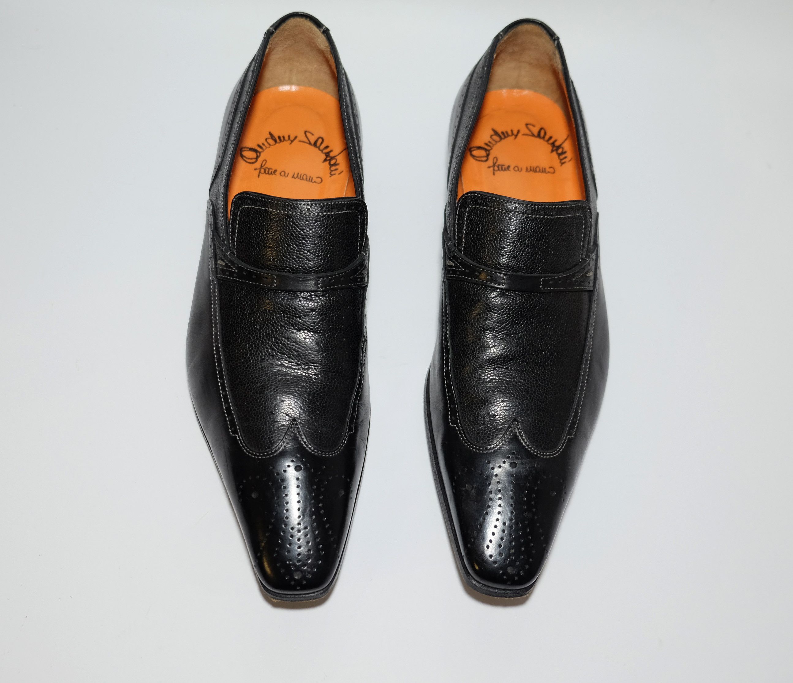 Santoni Santoni Leather Loafers Size US 7.5 / EU 40-41 - 3 Thumbnail