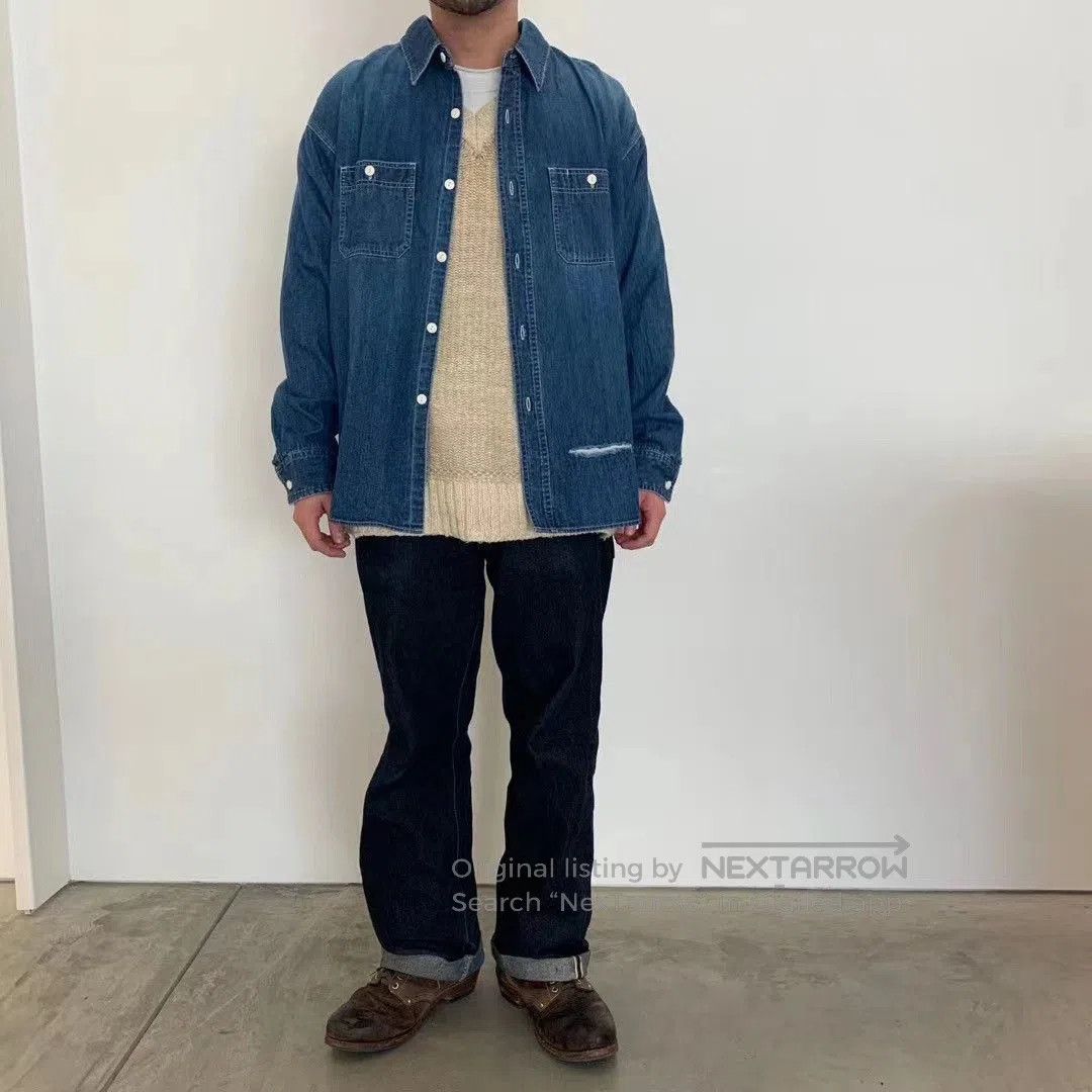 Visvim Visvim SS Lumber Damaged Shirt. Size US M / EU 48-50 / 2 - 5 Thumbnail