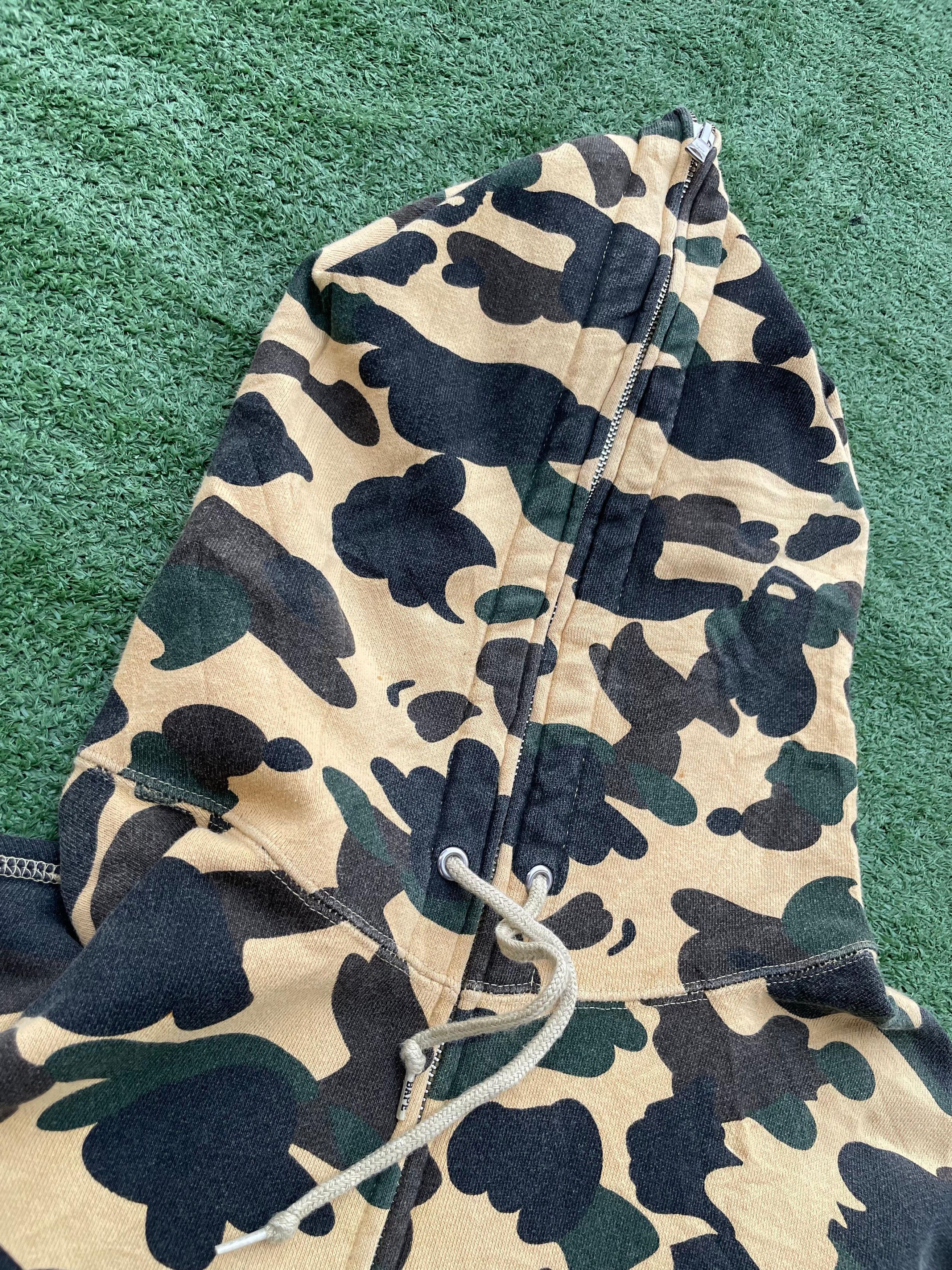 Bape Bape yellow camo zipper hoodie Size US XL / EU 56 / 4 - 3 Thumbnail