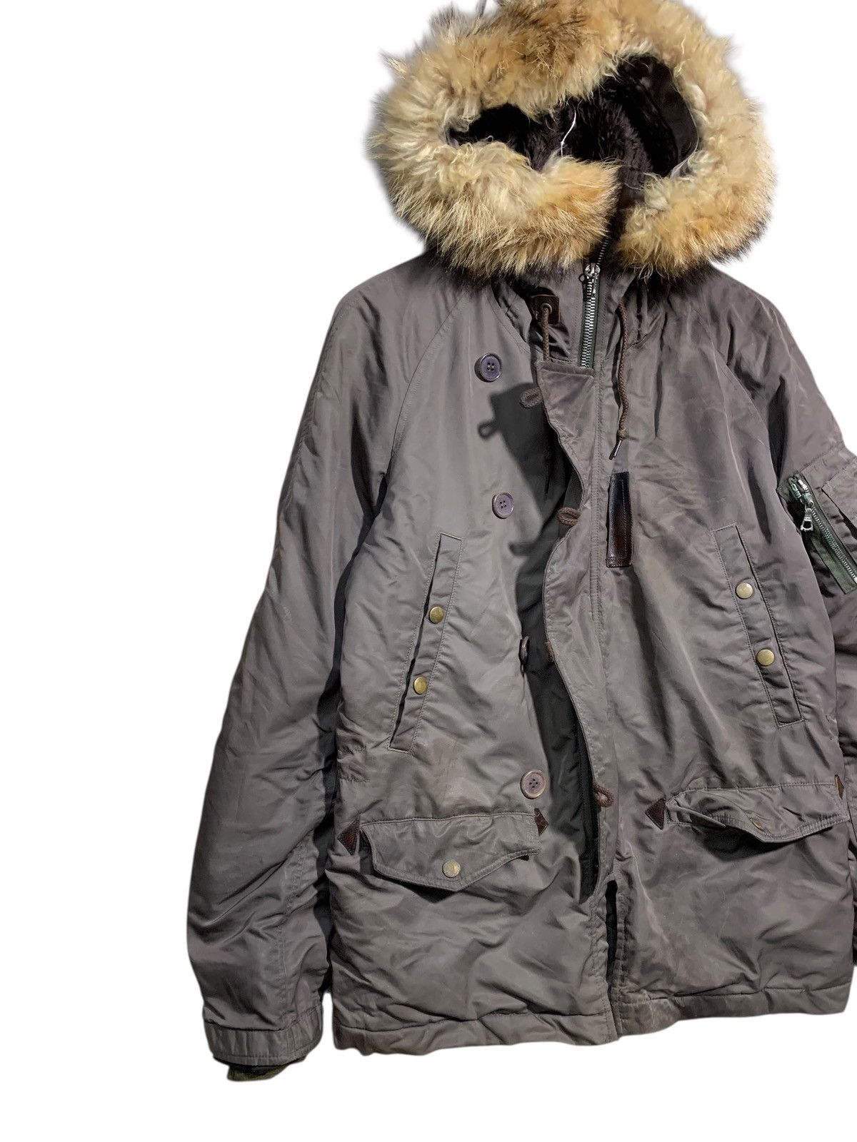 wjk 🔥WJK FUR PARKA COLD JACKETS RIRI ZIPPER HOODIE Size US M / EU 48-50 / 2 - 3 Thumbnail