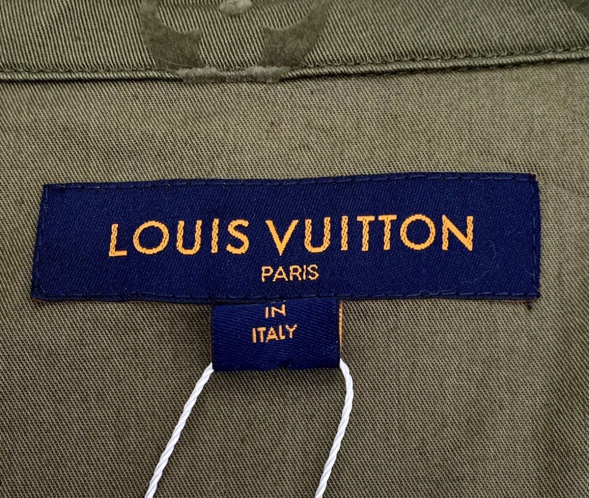 Louis Vuitton Louis Vuitton Lv 23 Deep Green Logo Long Sleeve Shirt Size US XL / EU 56 / 4 - 5 Thumbnail