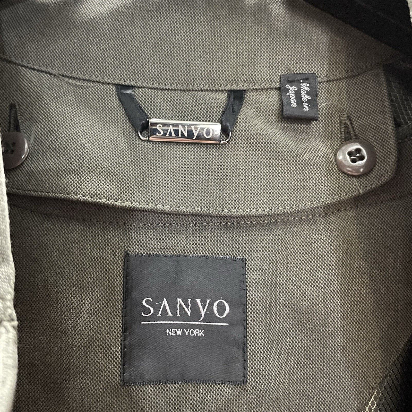 Sanyo Sanyo New York Wool Lined Trench Coat Size R44 Olive Japan M Size US M / EU 48-50 / 2 - 1 Thumbnail
