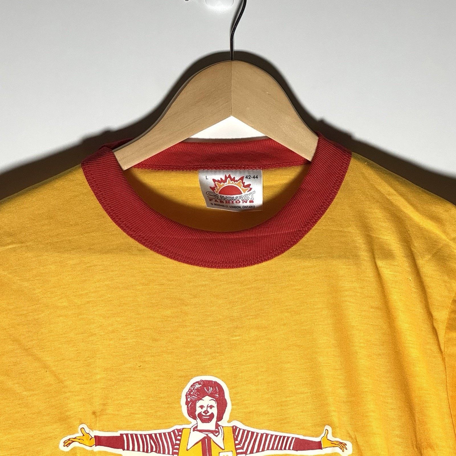 Vintage VTG Womens McDonald’s Ronald McDonald Graphic T-shirt Large Size S / US 4 / IT 40 - 3 Thumbnail