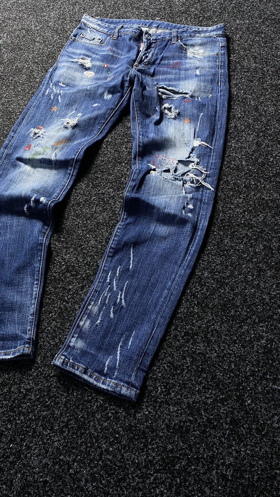 Dsquared2 Dsquared2 Distressed Denim pants Jeans Made In Italy 🇮🇹 Size US 34 / EU 50 - 3 Thumbnail