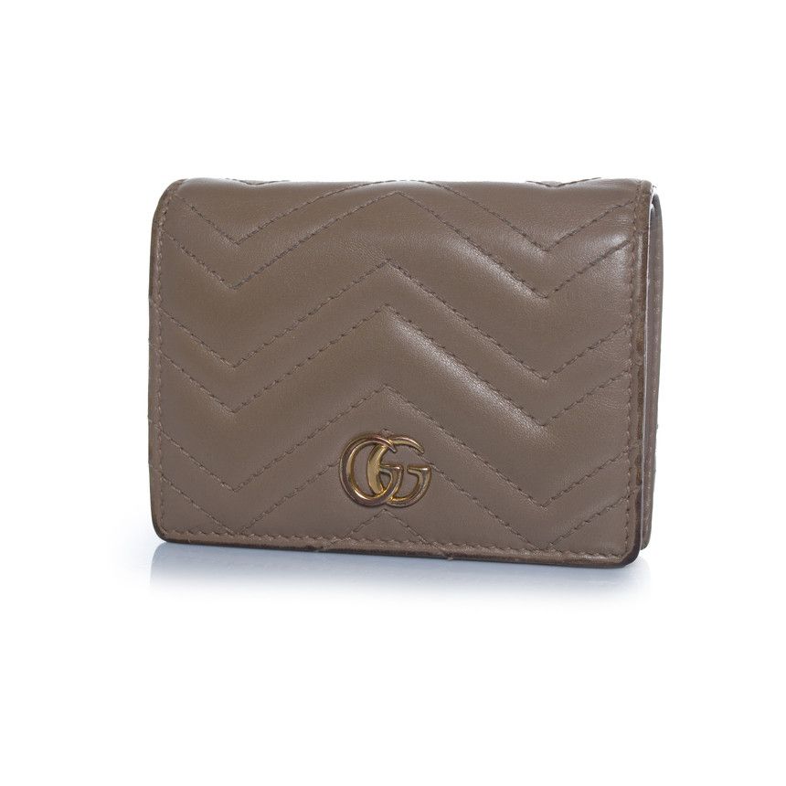 Gucci Gucci, GG marmont wallet in liver color Size ONE SIZE - 1 Thumbnail