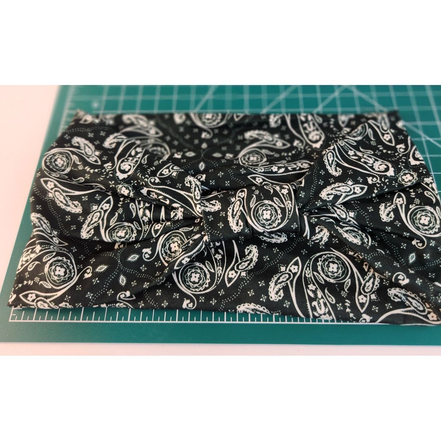 Other Green Paisley Knit Headwrap Hairband Soft Stretchy Headband Size ONE SIZE - 5 Thumbnail