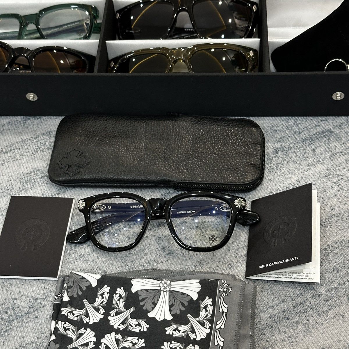 Chrome Hearts CHROME HEARTS SMOKE SHOW EYEGLASSES Size ONE SIZE - 2 Thumbnail