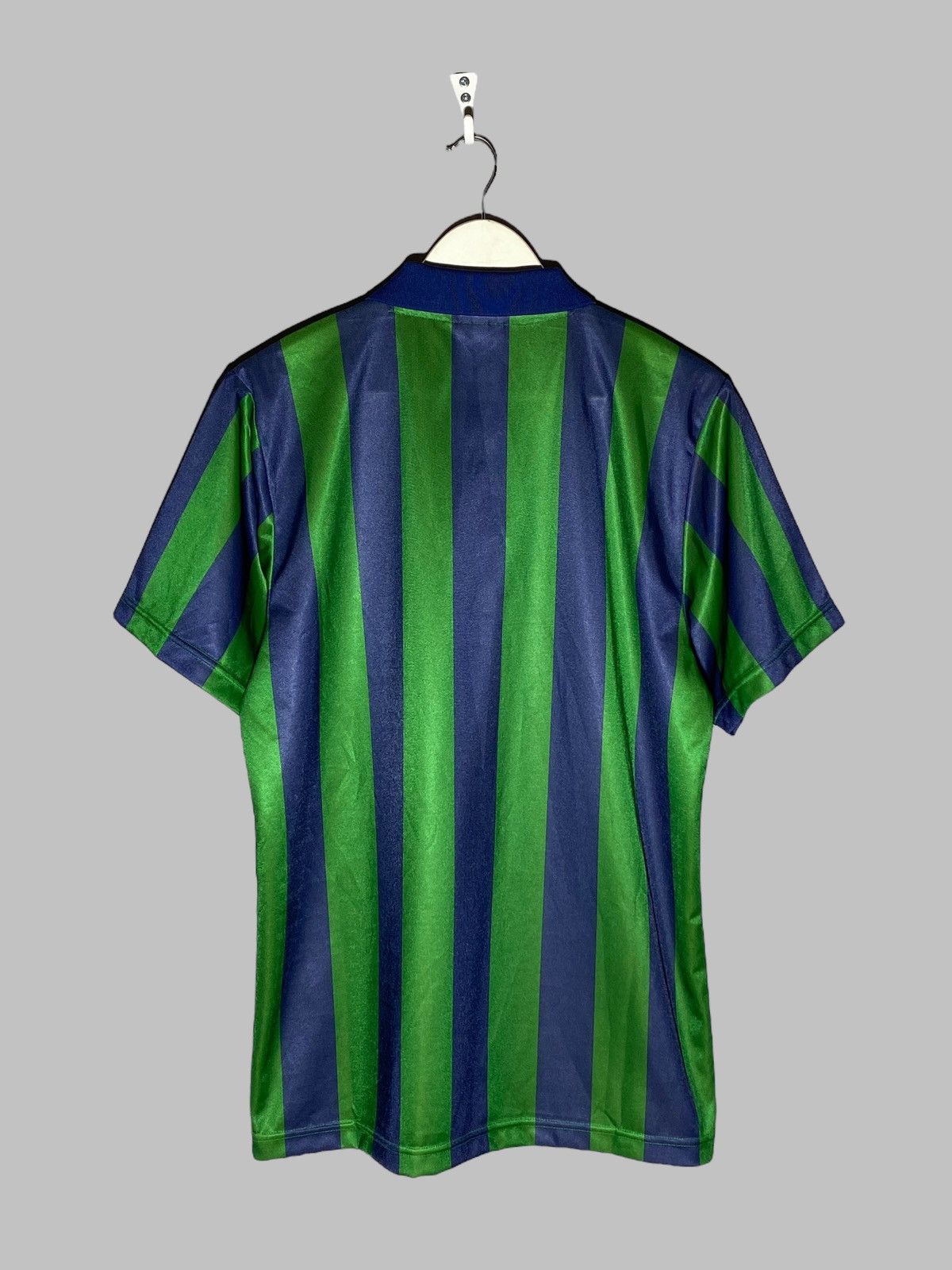 Vintage 🔥 90s LEEDS UNITED JERSEY RARE STRIPED THISTLE HOTELS 🔥 Size US M / EU 48-50 / 2 - 2 Thumbnail