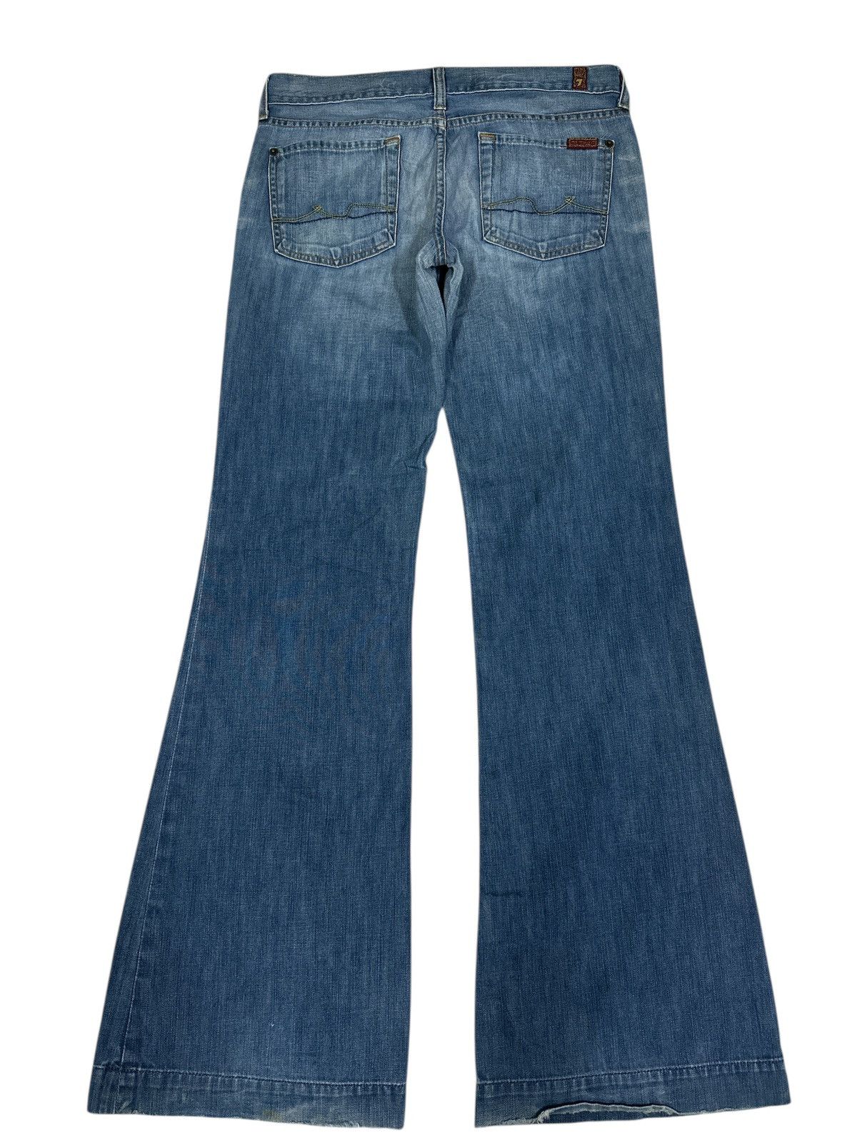Japanese Brand Seven For All Makind 🎌💥 Flare Bootcut Vintage 90s Style 🎌💥 Size US 32 / EU 48 - 2 Thumbnail