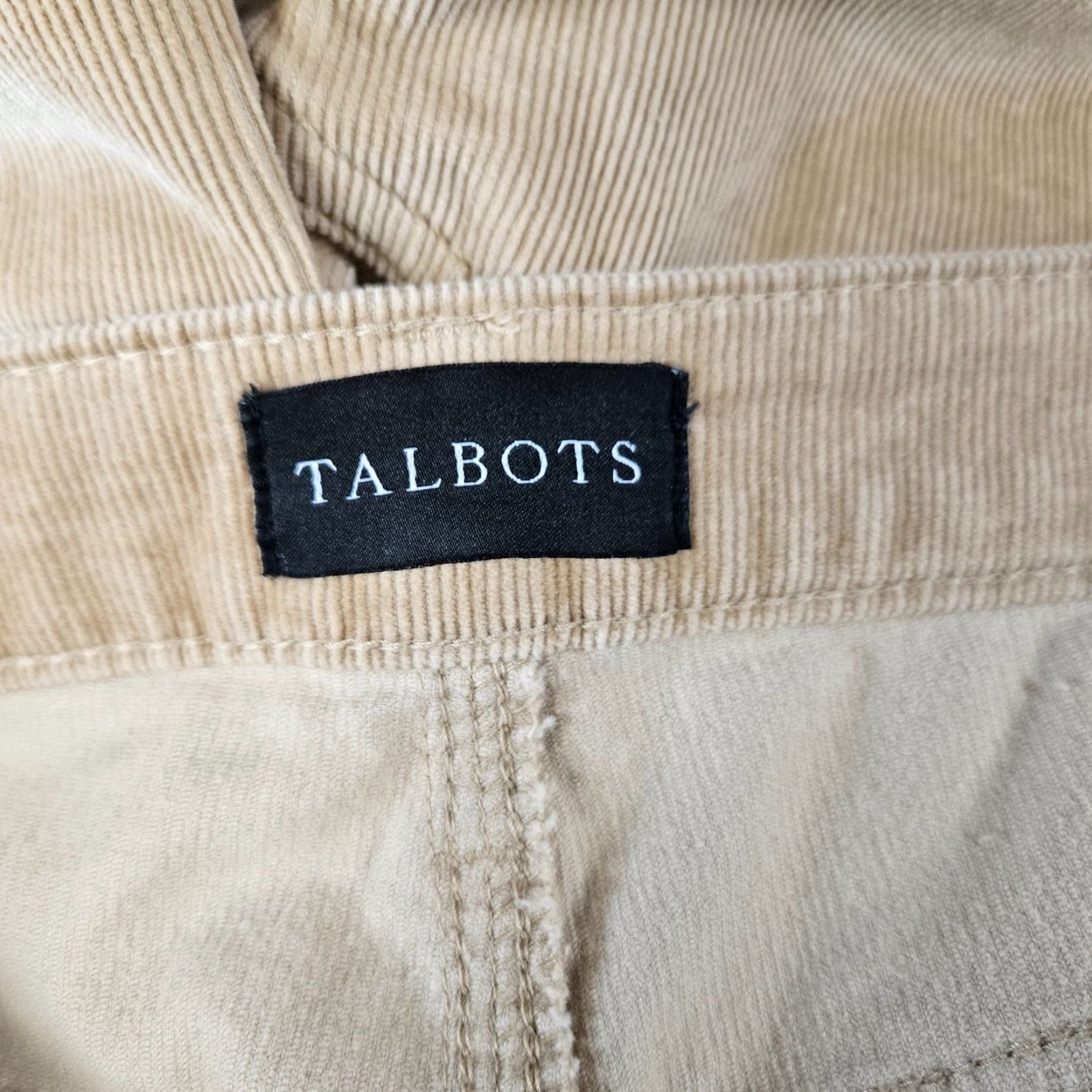 Talbots Talbots Womens Corduroy Jegging Sz 8P Tan Mid Rise Cotton Blend Pants Petite 8P Brown Womens Size 30" / US 8 / IT 44 - 8 Thumbnail