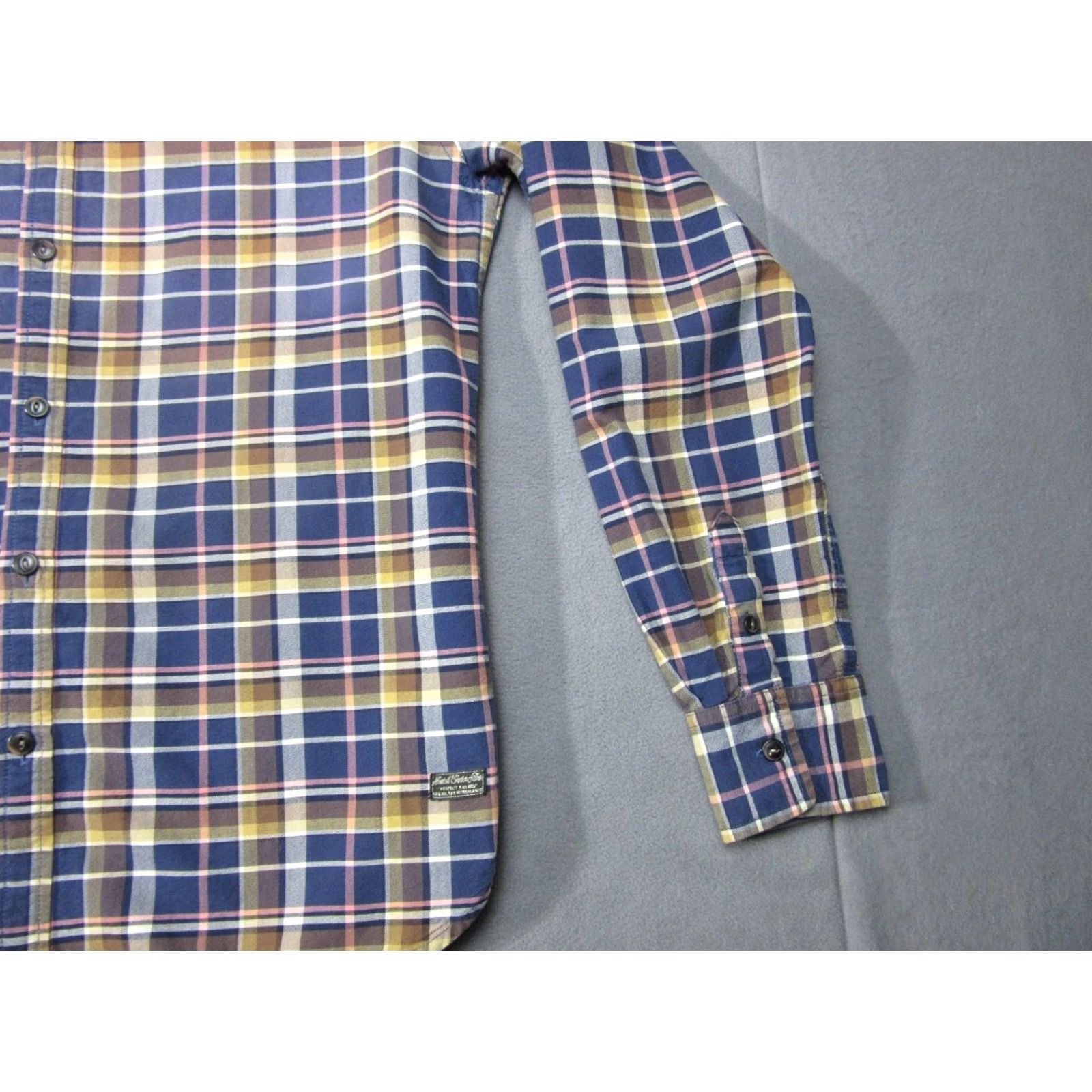 Scotch & Soda Scotch & Soda Shirt Mens Large Blue Plaid Button-Up Casual Monsieur Provocateur Size US L / EU 52-54 / 3 - 4 Thumbnail