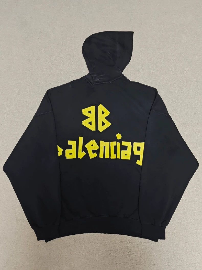 Balenciaga Balenciaga 23SS adhesive tape TAPE TYPE embossed paper hood Size US M / EU 48-50 / 2 - 2 Thumbnail