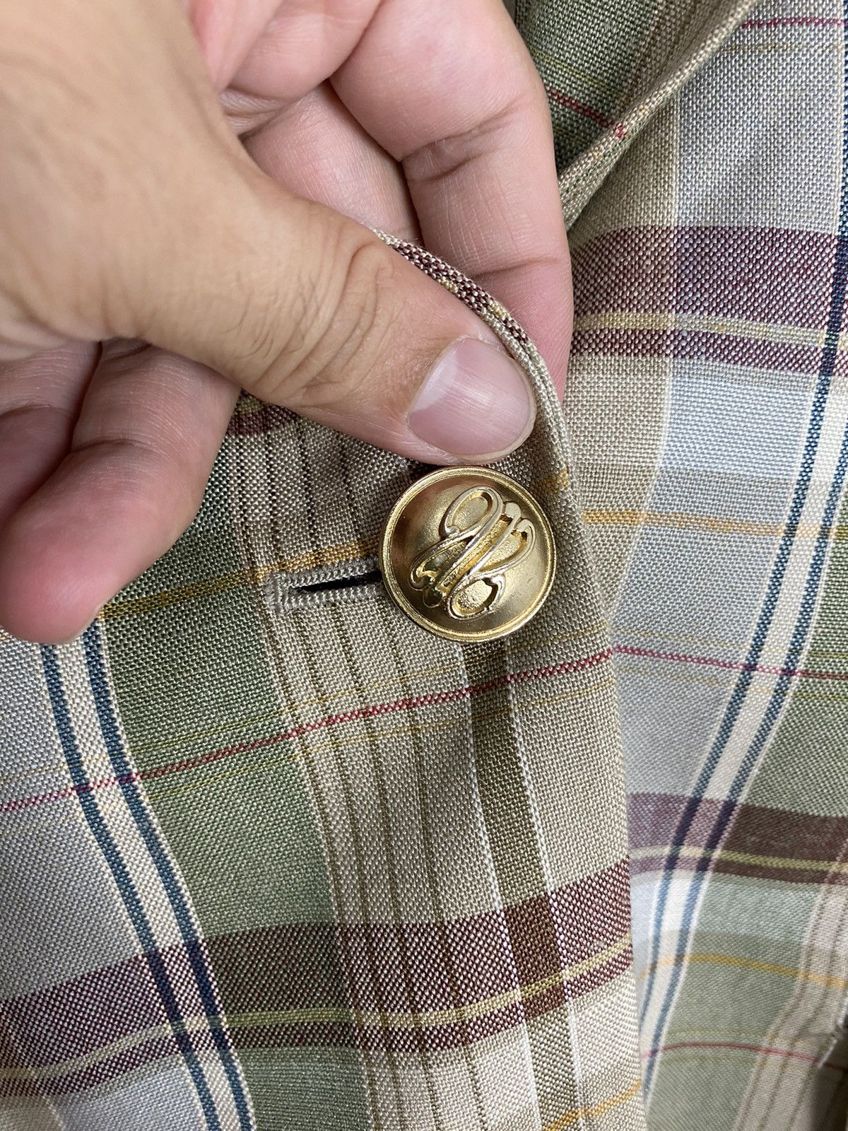 Burberry Rare‼️ Vintage Burberrys Coat Blazer Tartan Size M / US 6-8 / IT 42-44 - 5 Thumbnail