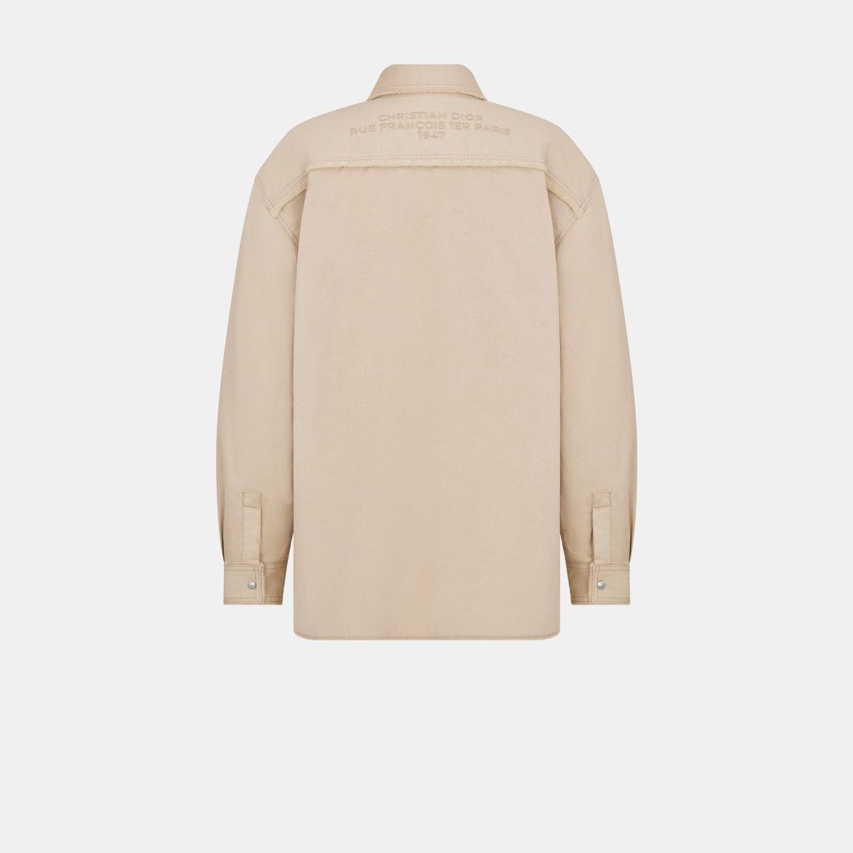 Dior o1bcso1str0225 Overshirt in Beige Size US M / EU 48-50 / 2 - 2 Thumbnail