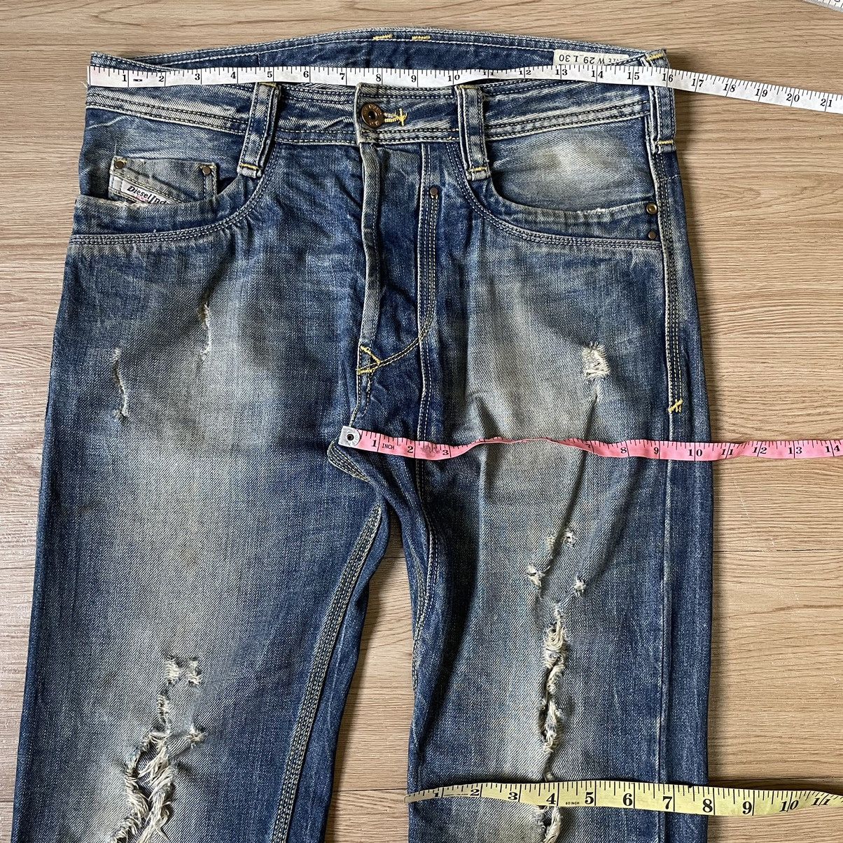 Diesel Vintage Diesel Distressed Straight Cut Faded Mud Wash Denim Size US 32 / EU 48 - 13 Thumbnail