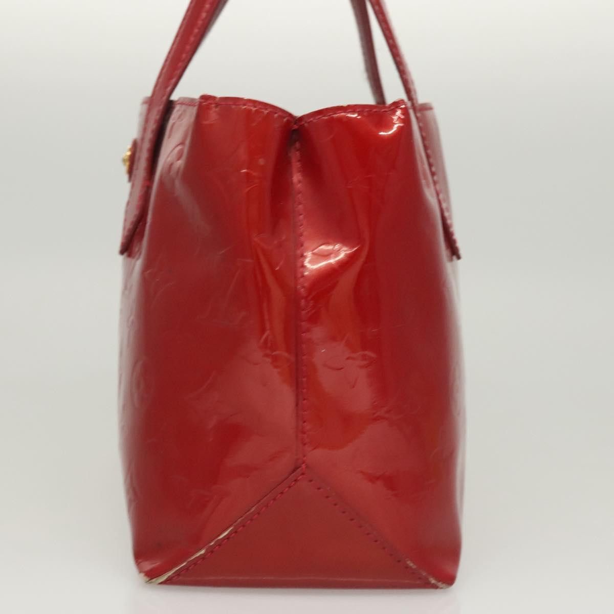 Louis Vuitton LOUIS VUITTON Monogram Vernis Wilshire PM Bag Pomme D'amour Size ONE SIZE - 4 Thumbnail
