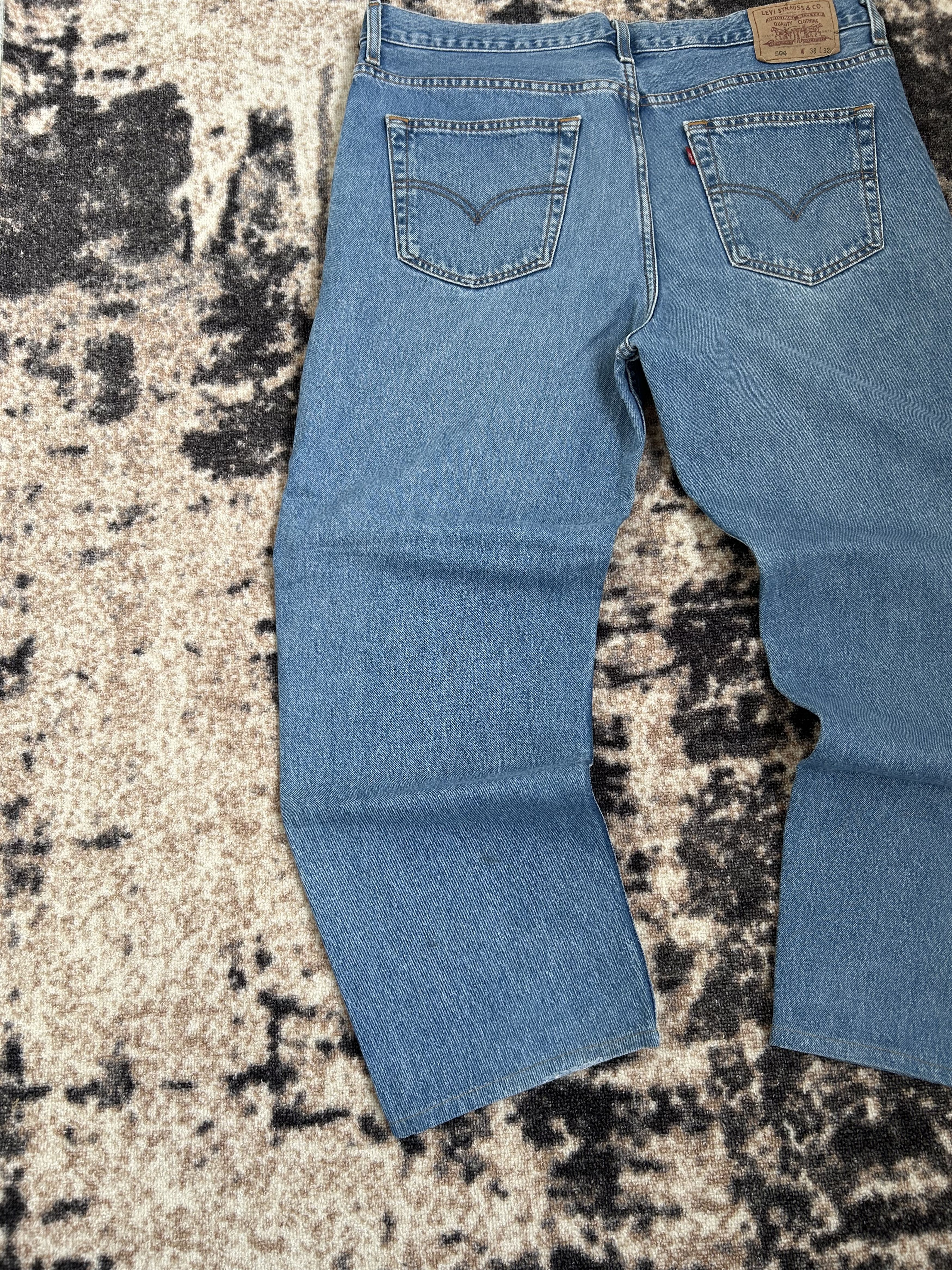 Levi's Vintage Levis 504 Denim Jeans Size W38 L30 Size US 38 / EU 54 - 3 Thumbnail