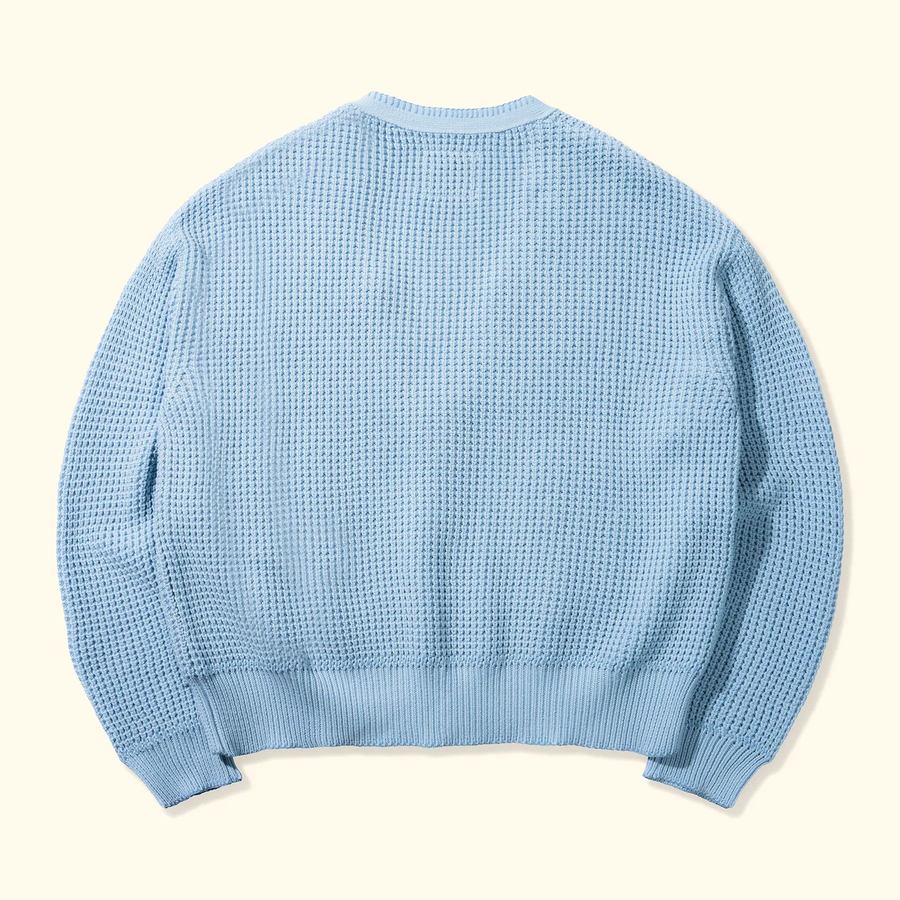 Golf le Fleur Waffle Knit Cardigan Blue Size US XL / EU 56 / 4 - 3 Thumbnail