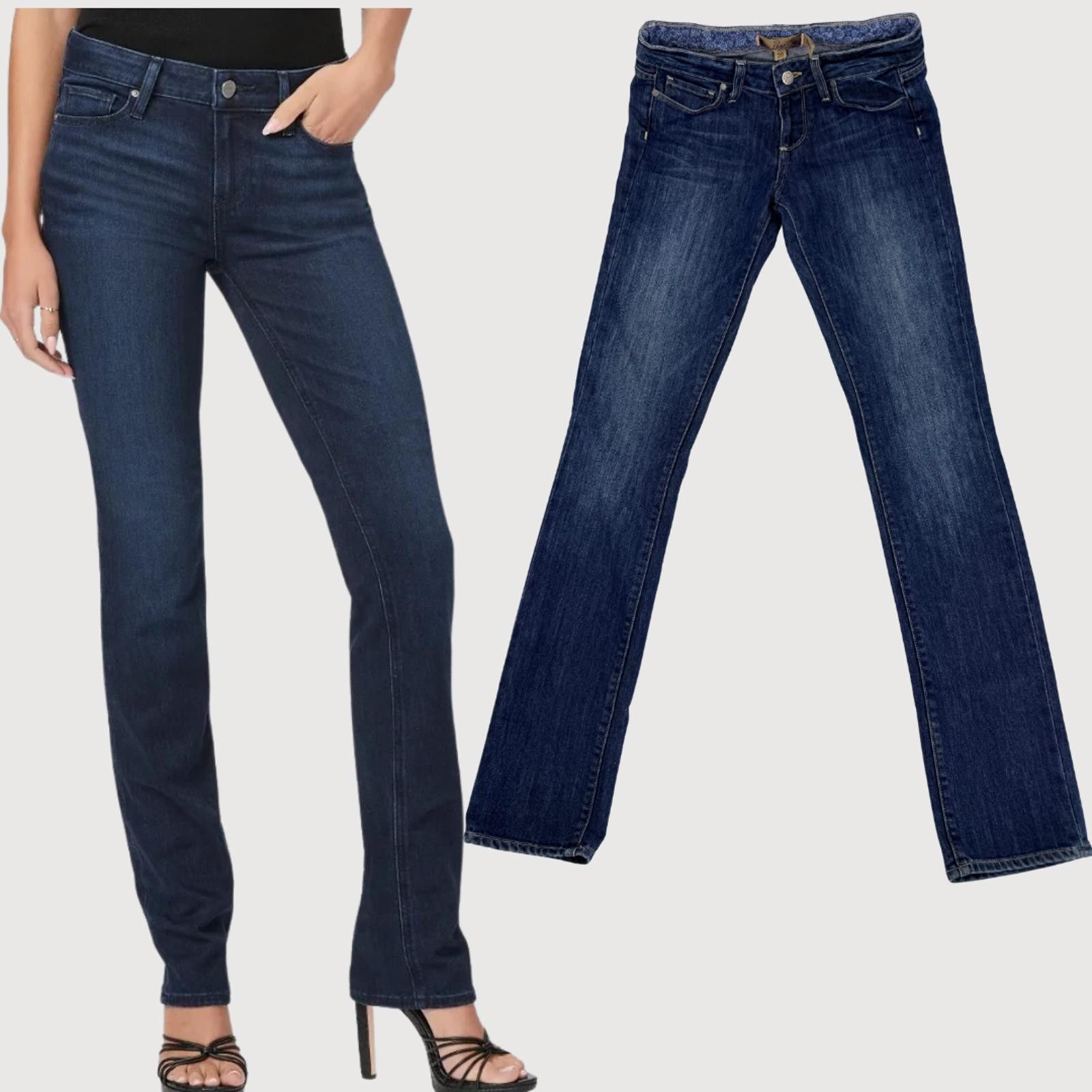 Paige Paige Skyline Low Rise Slim Straight Jeans 26 Y2K Size 26" / US 2 / IT 38 - 1 Thumbnail