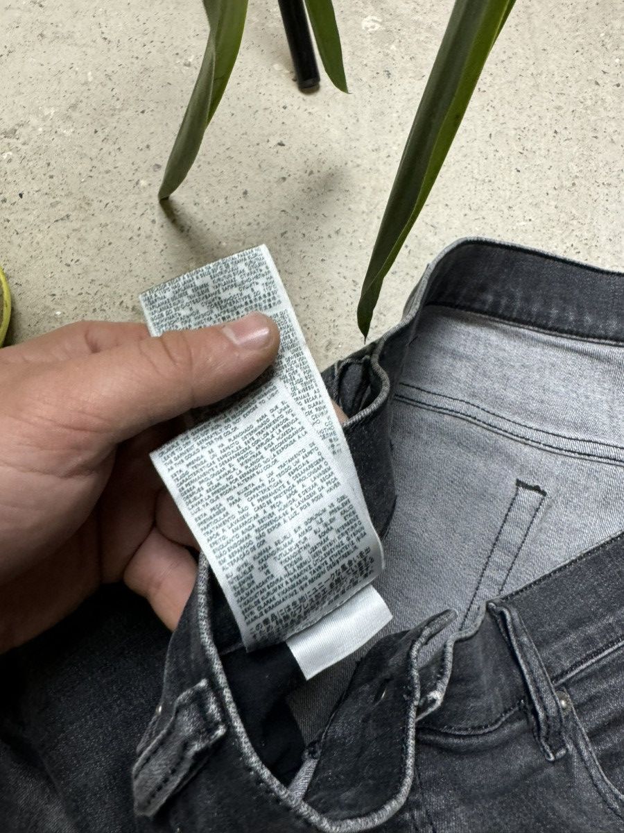 Diesel × Vintage Vintage Y2K Diesel Black Tag Logo Gray Denim Pants Size US 34 / EU 50 - 7 Thumbnail