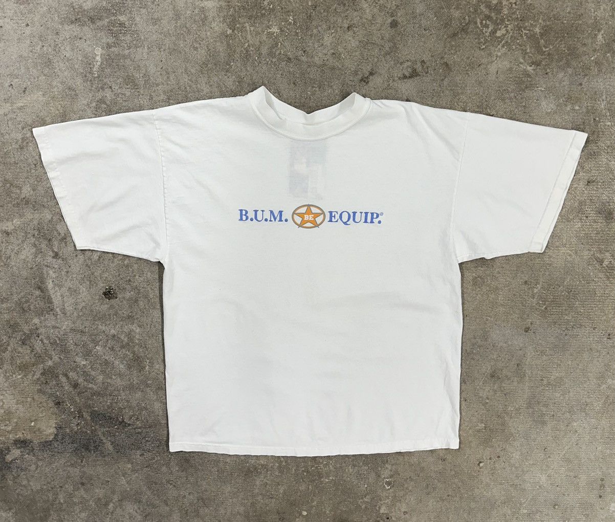 B.U.M Equipment Vintage 90s Bum Equipment BE Logo T-Shirt Size US L / EU 52-54 / 3 - 1 Thumbnail