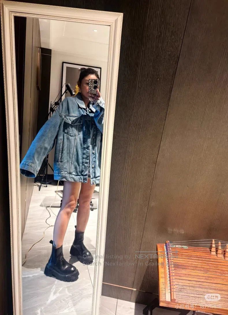 Acne Studios Acne Studios Denim Jacket, Medium Blue, Unisex Size US XXS / EU 40 - 2 Thumbnail