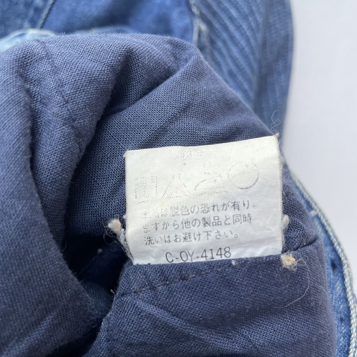 Indigo × J.FitzPatrick × Japanese Brand 💥Vintage Fittz Indigo Denim Bomber Jacket Size US M / EU 48-50 / 2 - 10 Thumbnail
